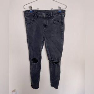 American Eagle Next Level Stretch Black Jeans